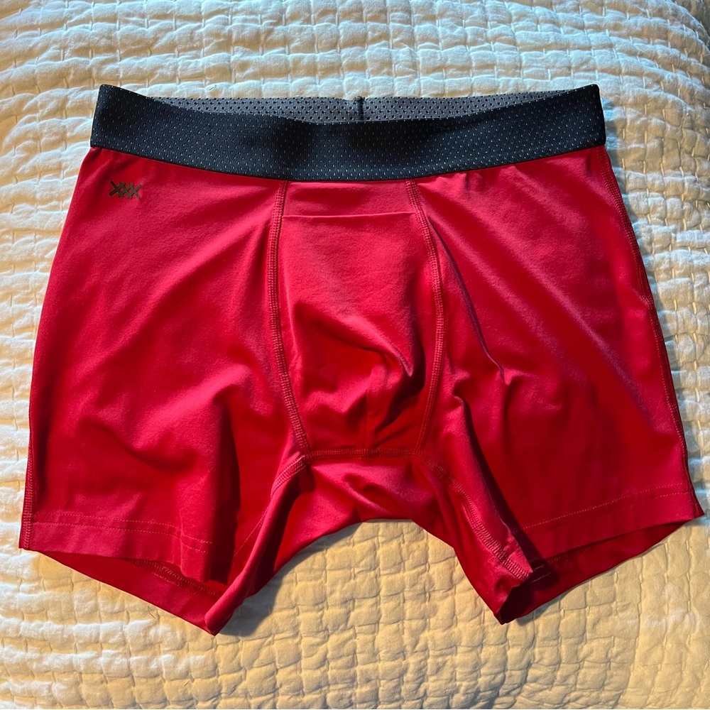 Men's Rhone Red Active Boxer Briefs